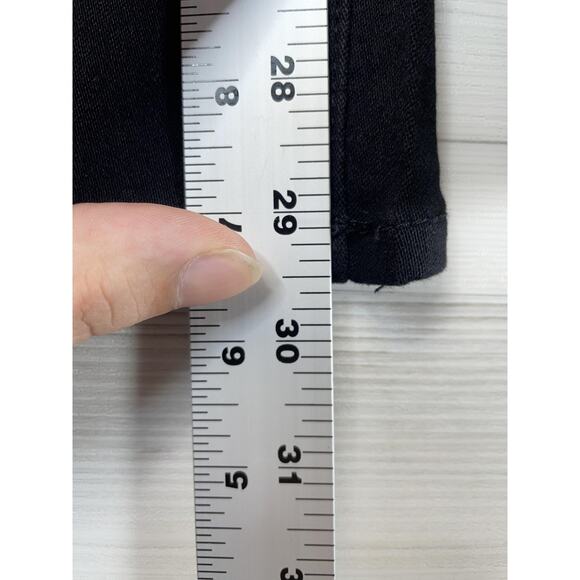 1822 Denim Jeans Womens 10 Black Skinny Dark Wash Stretch Solid Zip CJ33M1000A1 - Picture 6 of 13